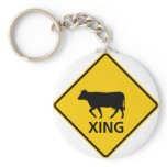 Cattle Crossing Highway Sign