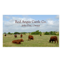 Cattle Dairy Farmer Business Card