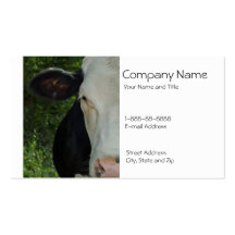 Cattle Dairy Farmer Business Card