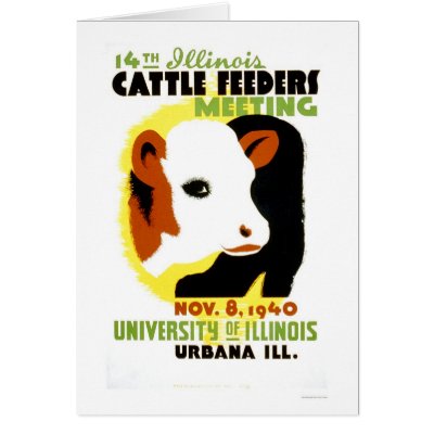 Cattle Feeders Illinois 1940 WPA Cards by lc_wpa