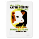 Cattle Feeders Illinois 1940 WPA cards