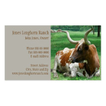 Cattle Rancher Farmer  Business Card