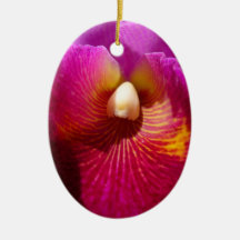 Cattleya Orchid Christmas Tree Ornament