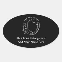 CATTY LETTER O STICKERS