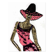 "Catwalk Model"* Post Cards