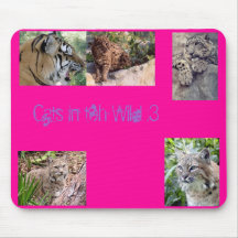 Catzz In teh wild <3 Mouse Mat