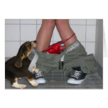 Caught with my pants down, again...Cute Puppy Dog