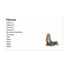 Cauldron hat broom business cards