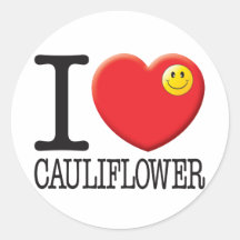 Cauliflower Round Stickers