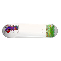 CAUSING RUCKUS IN THE CITY SKATE BOARD DECK