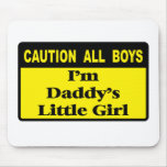 Caution All Boys Mouse Pads