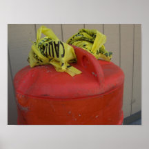 CAUTION BOW POSTERS