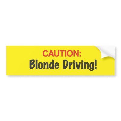 Caution Bumper Stickers by Kreatr