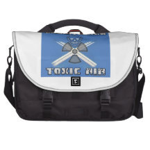 Caution Chemtrails - Toxic Air Commuter Bag