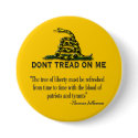 CAUTION "Don't Tread On Me" FLAG buttons