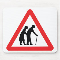 CAUTION Elderly People ... UK Traffic Sign