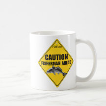 Caution Fisherman / Trout & Redfish Coffee Mugs