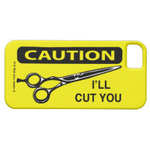 CAUTION I'll Cut You iPhone 5 Cases