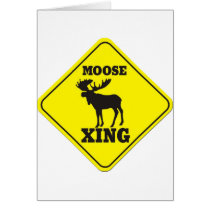 Caution- Moose Crossing