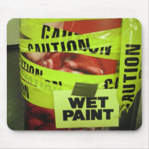Caution Mousepads