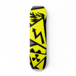 Caution Signs Skate Board Deck