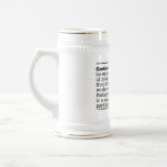 Caution Stein Coffee Mug