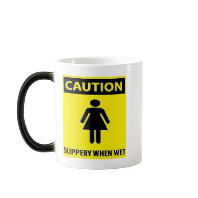 Caution Wet mug by jmsfinnie