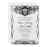 Cavaleras Muerte Skull and Flourishes Invite
