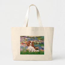 Cavalier 2 (bl) - Lilies 2 Canvas Bags