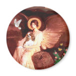 Cavalier 2b (Blenheim) - Seated Angel Refrigerator Magnets