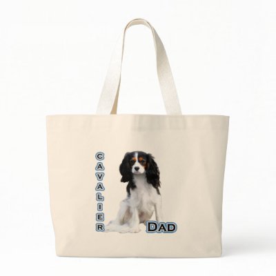 Cavalier Dad 4 Tote Bag by GreyWolfCreation