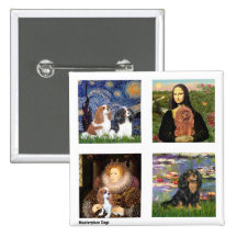 Cavalier Famous Art Composite (clear) Pin