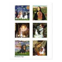 Cavalier Famous Art Composite (clear) Postcard