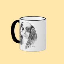 Cavalier King Charles Drawing mugs