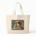 Cavalier King Charles Spaniel 8R16D-01 Tote Bags