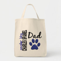 Cavalier King Charles Spaniel Dad 2 Canvas Bag