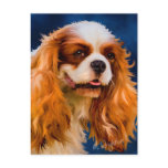 Cavalier King Charles Spaniel Dog Art - Chelsea Postcard