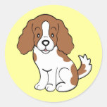Cavalier King Charles Spaniel Gifts Round Stickers