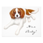 Cavalier King Charles Spaniel Invitation