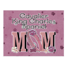 Cavalier King Charles Spaniel MOM Postcard