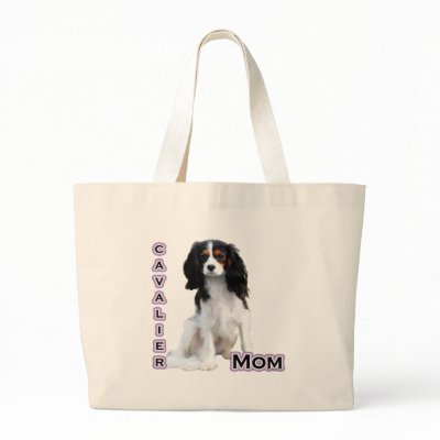Cavalier Mom 4 Tote Bag by GreyWolfCreation
