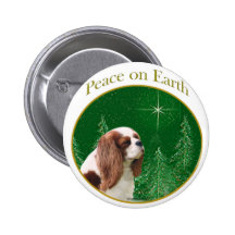 Cavalier Peace on Earth Buttons