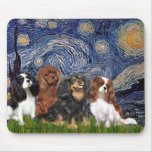 Cavaliers (3) - Starry Night Mouse Mats