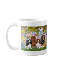 Cavaliers (4) - in Monet's Garden Coffee Mug