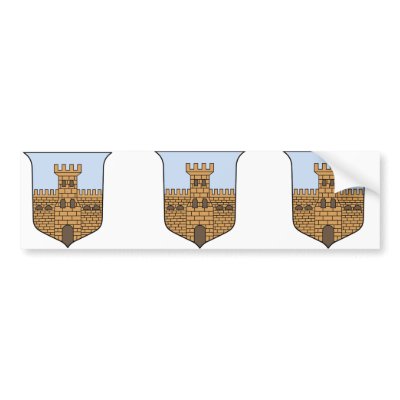 Cavarzere Stemma, Italy Bumper Stickers by bestflag