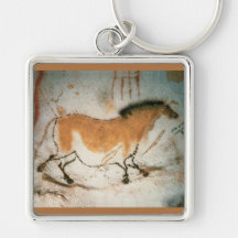 Cave drawings Lascaux French Prehistoric Drawings Keychains