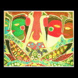 Cave Style - Tribal Love Painting posters