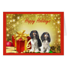 Cavelier King Charles Spaniel Christmas Card Gifts