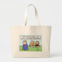 caveman complete makeover canvas bags