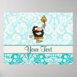 Caveman; Cute Poster